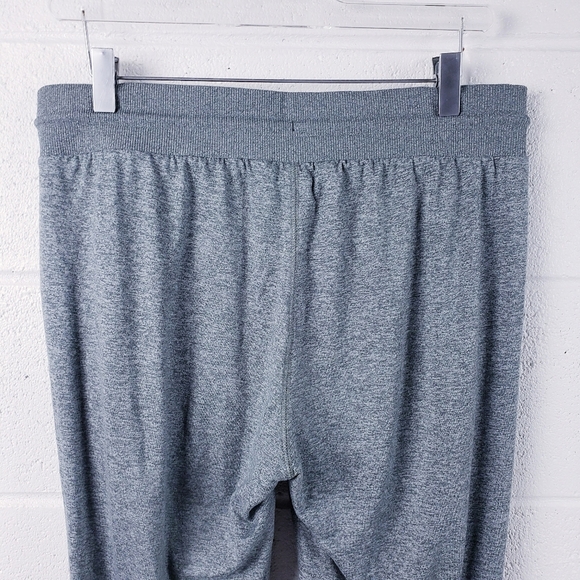 Athleta Jogger Sweatpants Green Marled Elastic Waist Lounge Pant Size Medium - Picture 6 of 10